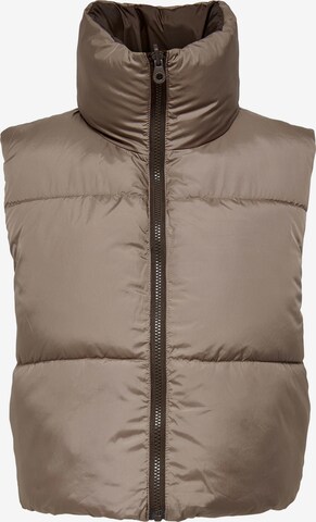 Gilet 'Ricky' ONLY en marron : devant