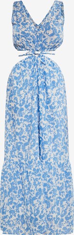 IZIA Jurk in Blauw: voorkant