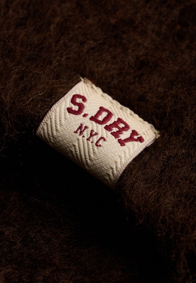 Superdry & Co Oversized Sweater in M in Chocolate, Item view