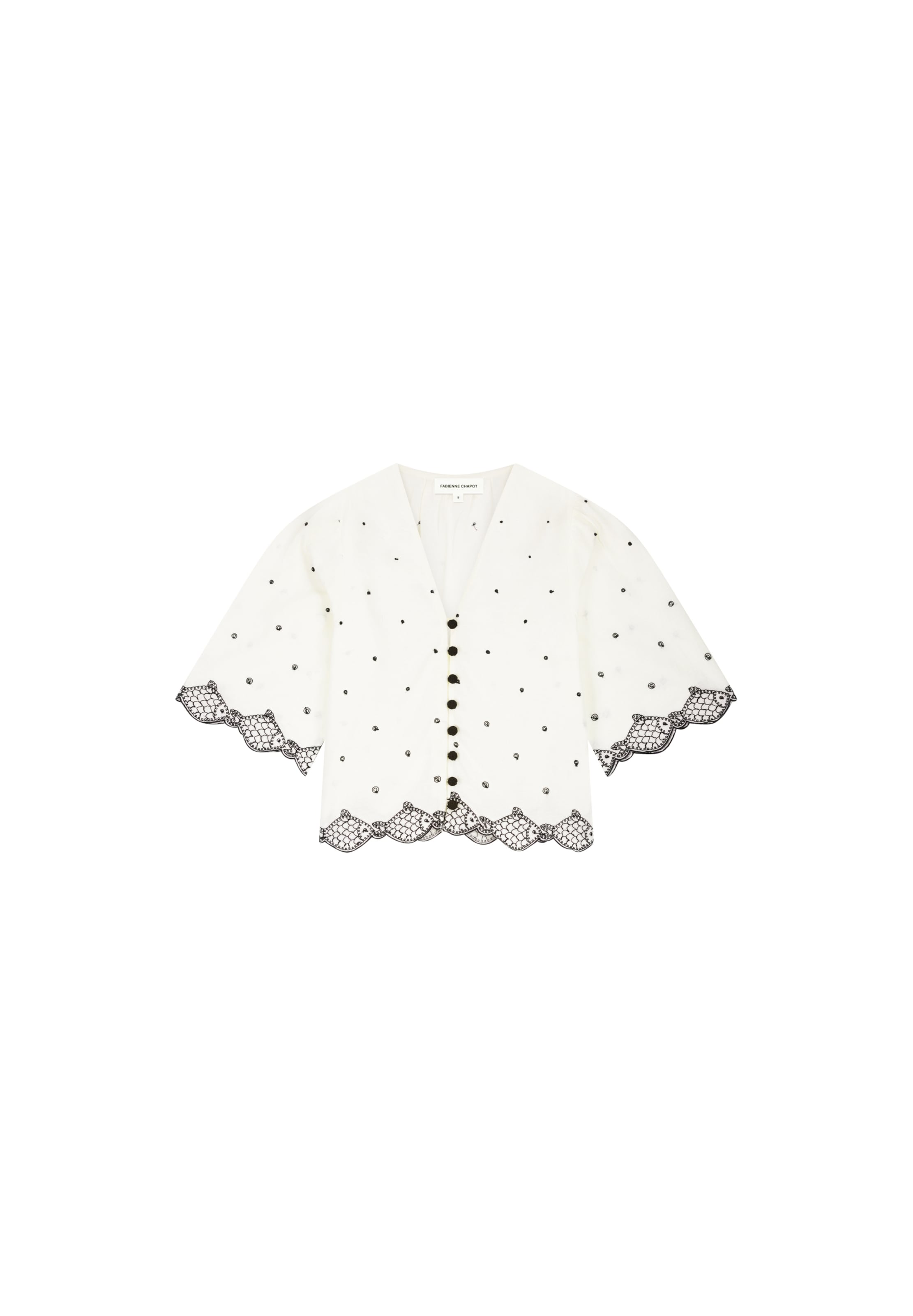 Fabienne Chapot Blouse in Beige: front