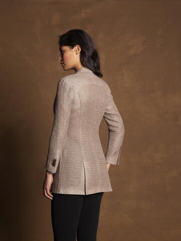 Vulto Blazer 'Silk Bouclé Jacket' in Beige