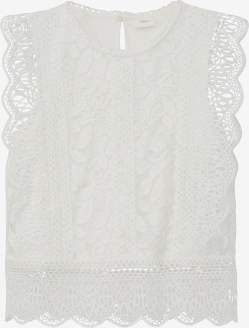 s.Oliver Blouse in White: front