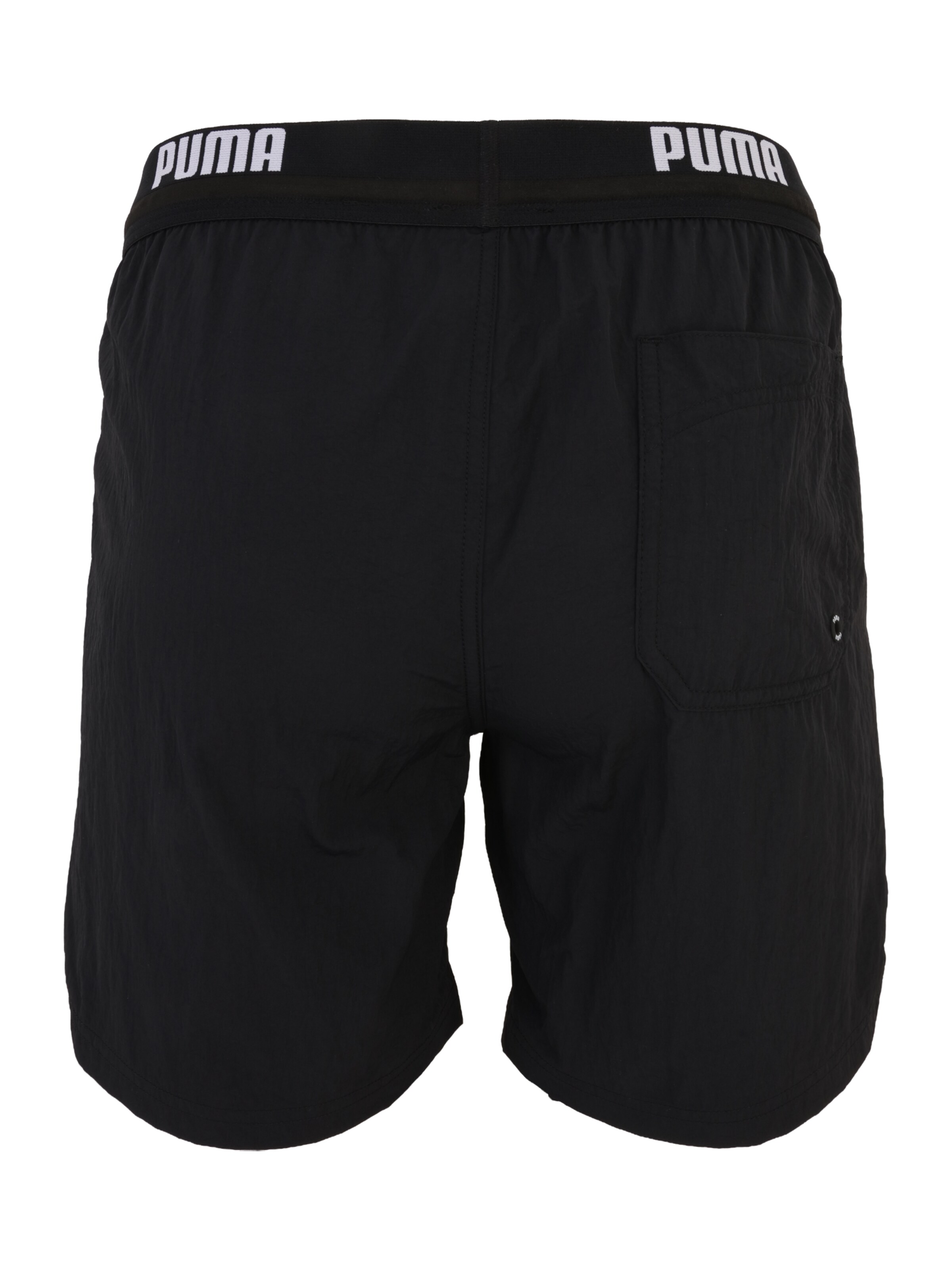 PUMA Kratke kopalne hlače | črna barva