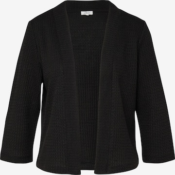 Cardigan s.Oliver en noir : devant