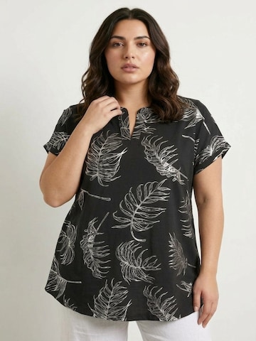 Stil Diva Shirt in Zwart: voorkant
