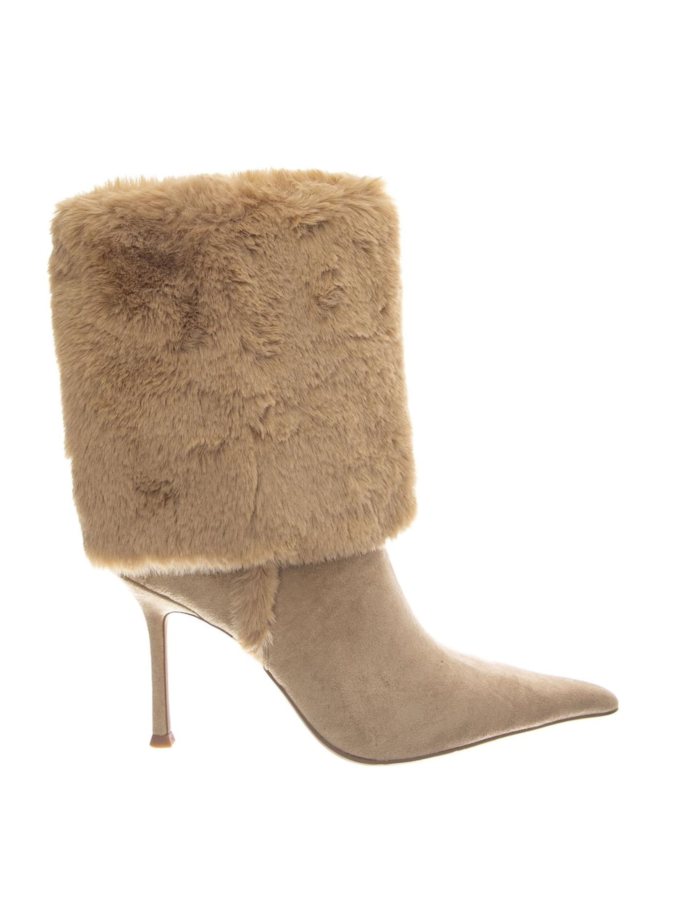 Jeffrey Campbell Kozaki 'FENNEC-F Beige Suede' w kolorze beżowy