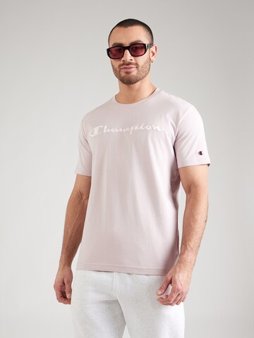 Champion Authentic Athletic Apparel Shirt in Pink: front