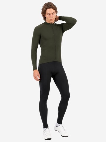 WULIBIKE - Ropa para correr 'Wulibike Herren Fahrradtrikot-Set 'Terra' Langarm' en verde