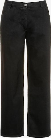 Ulla Popken Jeans 'Mary' in Black: front