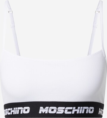 Moschino Underwear - Bustier Sujetador 'Fascia' en blanco: frente