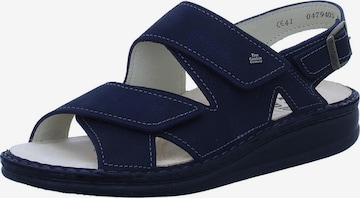 Finn Comfort Sandals in Blue: front