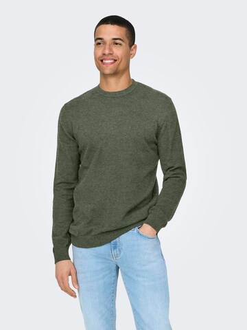 Pull-over 'ONSLoui' Only & Sons en gris : devant