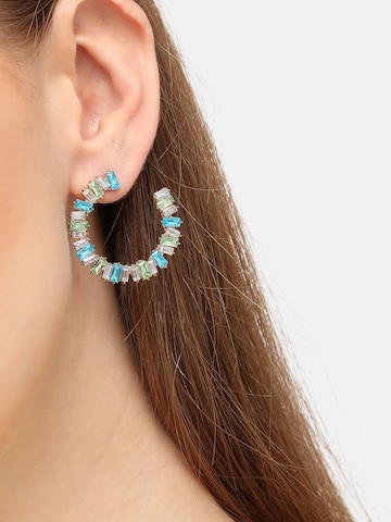 Boucles d'oreilles ' Rojmen ' SOHI en mélange de couleurs : devant