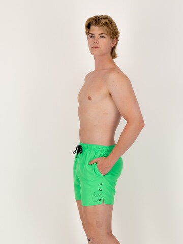 Nike Swim Athletic Swim Trunks in Green