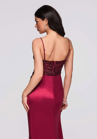 Ombre Evening dress in Red