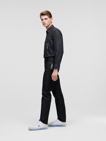 Karl Lagerfeld Regular Jeans 'Ikonik 2.0' in Schwarz