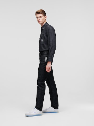 Karl Lagerfeld Normalny krój Jeansy 'Ikonik 2.0' w kolorze czarny
