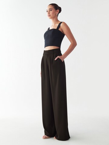 BWLDR Wide leg Pants 'Belinda' in Brown