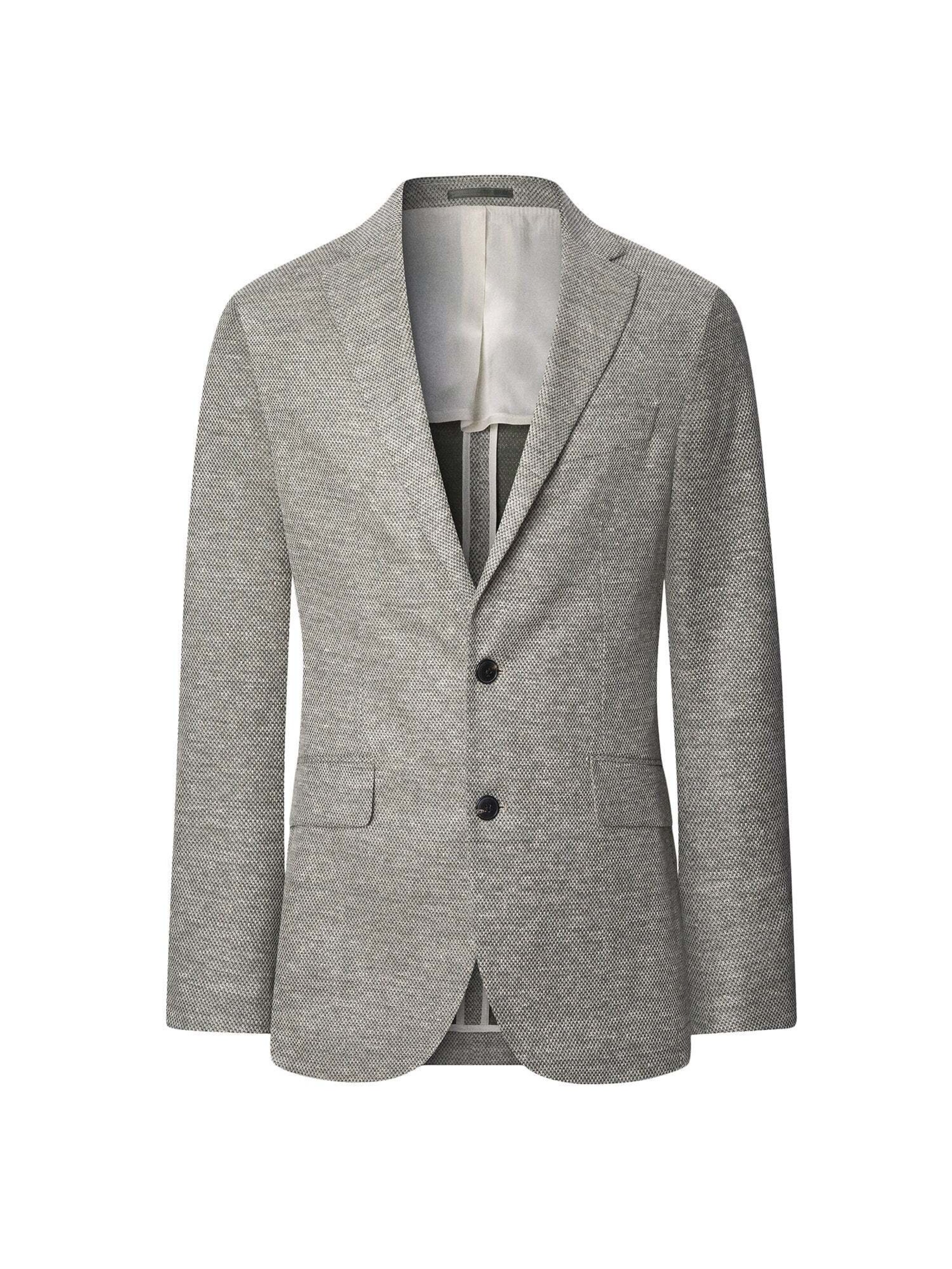 Hackett London Slim fit Colbert in Groen: voorkant