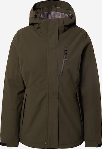 KILLTEC Outdoor Jacket 'KOW 140' in Green: front