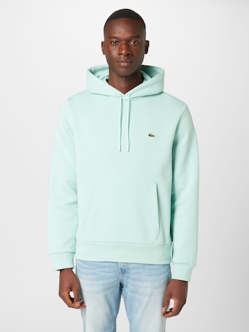 LACOSTE - Sudadera en verde: frente
