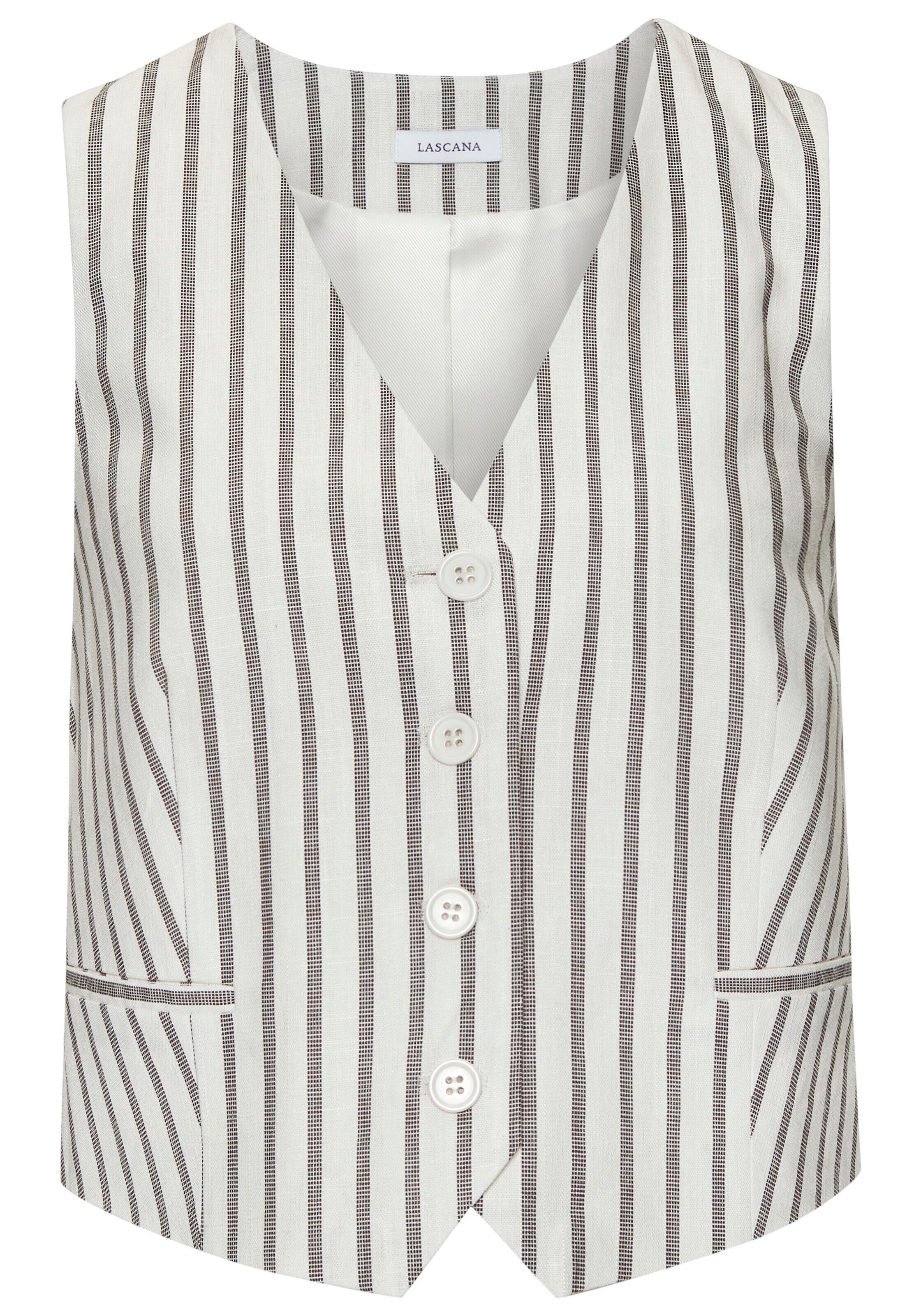 LASCANA Suit Vest in Beige: front