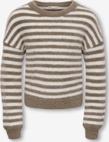 ONLY GIRLS Sweater 'newpiumo' in Brown: front