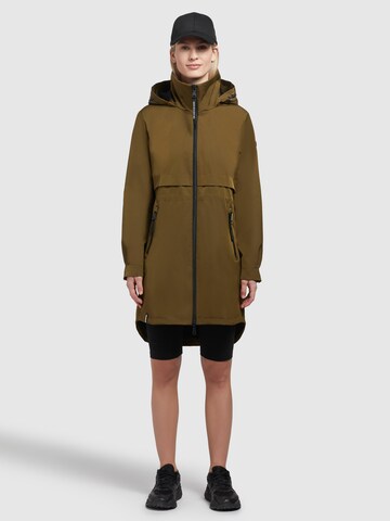 khujo Between-Seasons Coat 'Ariana3' in Green