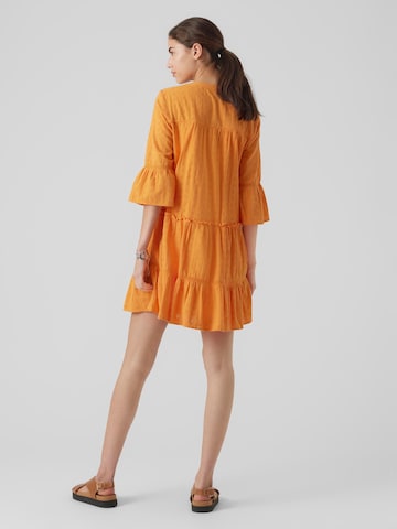 VERO MODA Jurk 'DICTHE' in Oranje