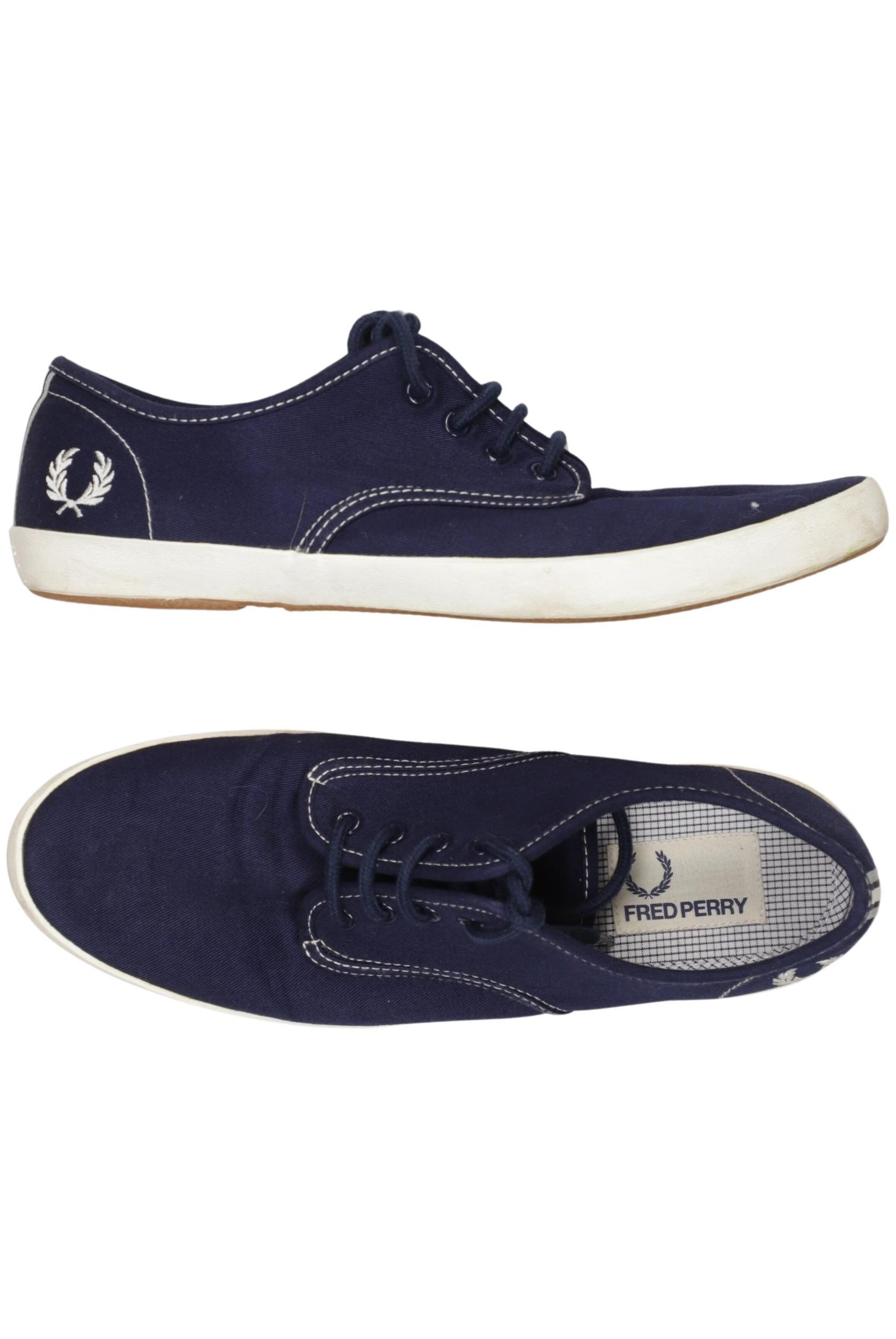 Fred Perry Sneaker 41 in Blau: Vorderseite