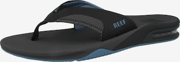 REEF Beach & Pool Shoes 'Fanning' in Black: front