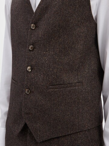 Digel Suit Vest 'Edgar' in Brown