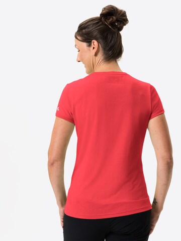 VAUDE Functioneel shirt 'Sveit' in Rood
