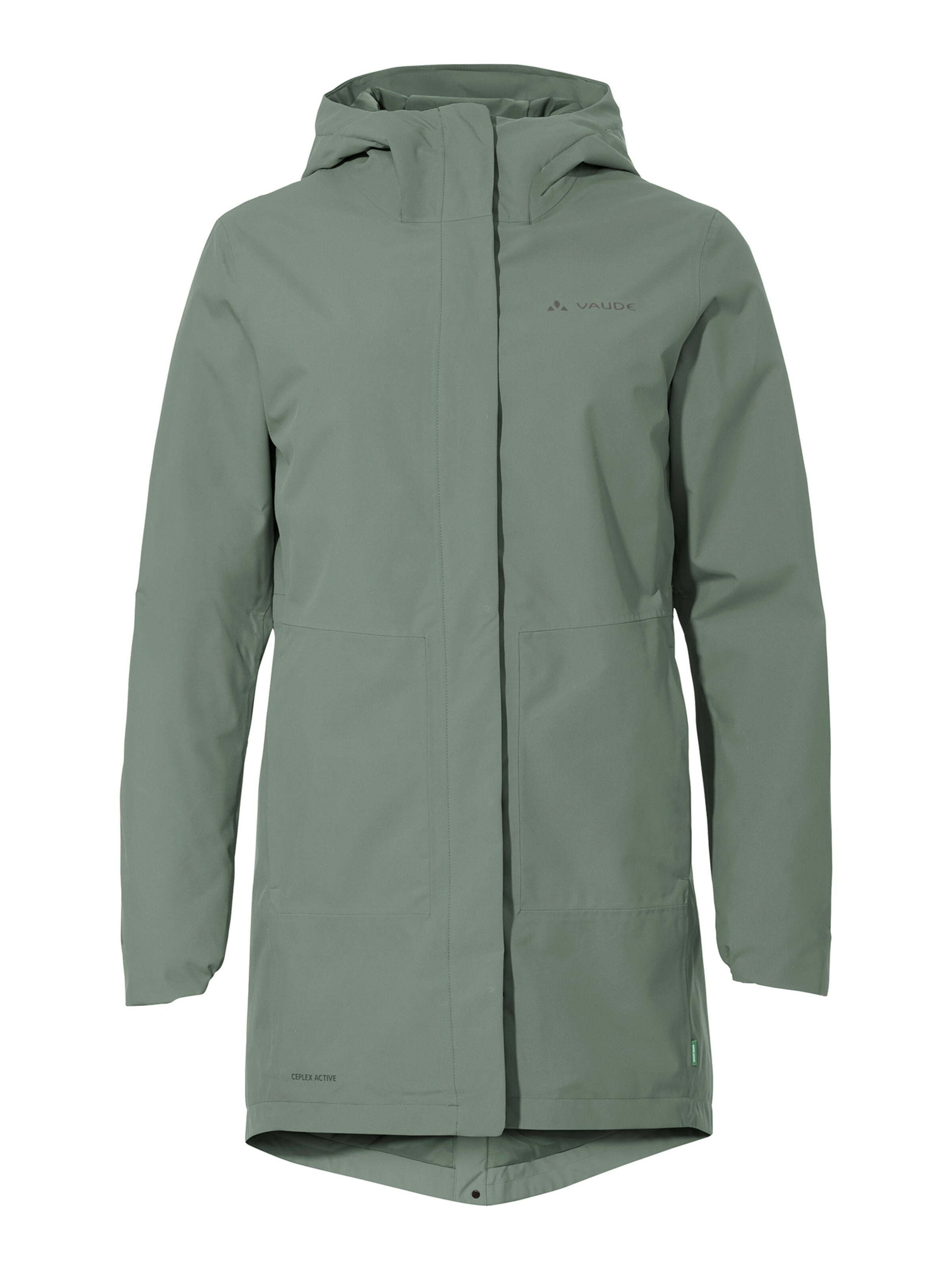 VAUDE Funktionsjacke 'Cyclist' in Grün: Vorderseite