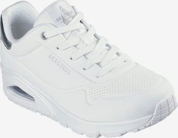 SKECHERS Låg sneaker 'Uno Golden Air' i vit: framsida