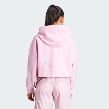 Bluză cu fermoar sport de la ADIDAS BY STELLA MCCARTNEY pe roz