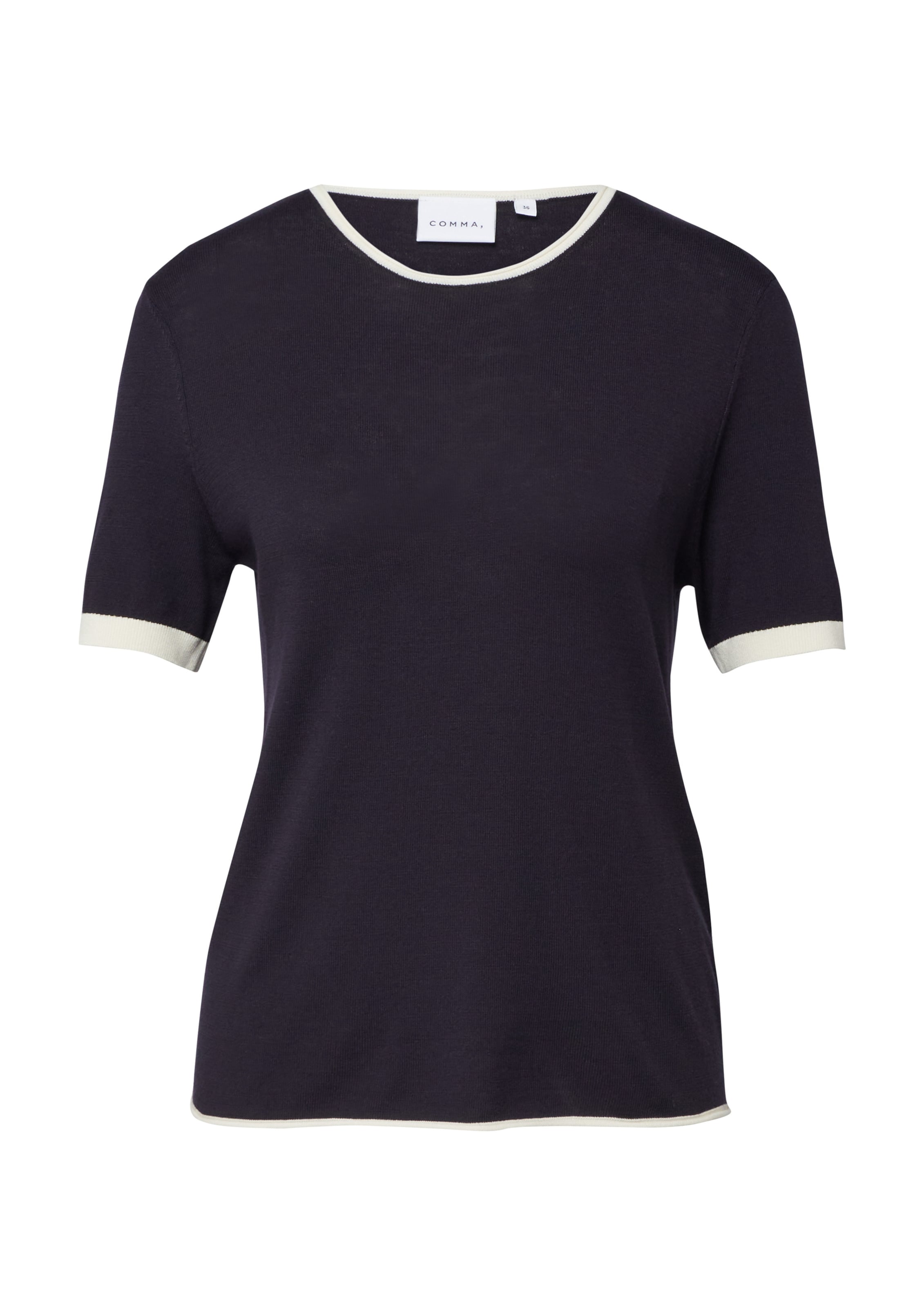 COMMA Strickpullover in Blau: Vorderseite