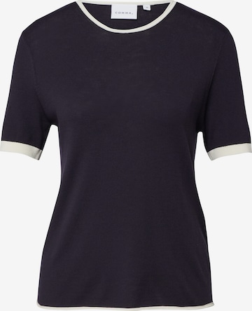 COMMA Strickpullover in Blau: Vorderseite