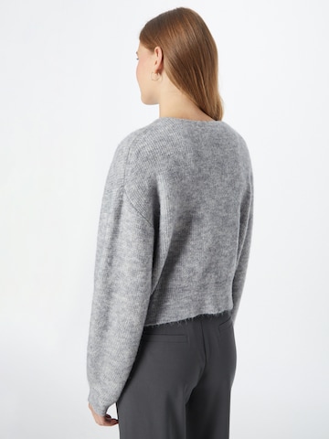 Lindex Knit Cardigan 'Mason' in Grey