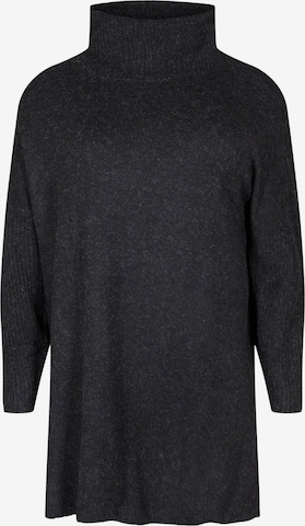 Zizzi Sweater 'SUNNY' in Black: front