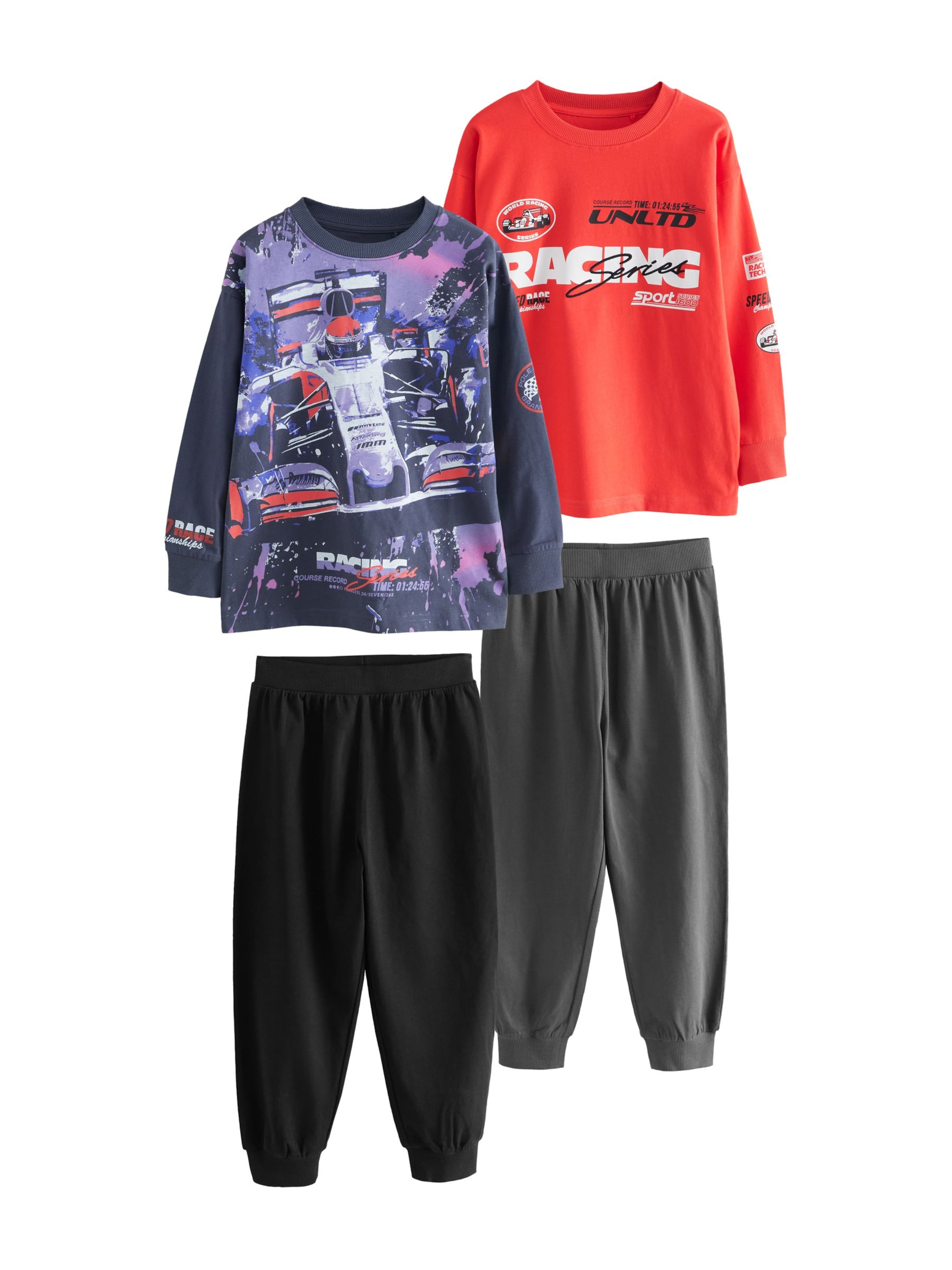 Next Πιτζάμα σε γκρι: μπροστά