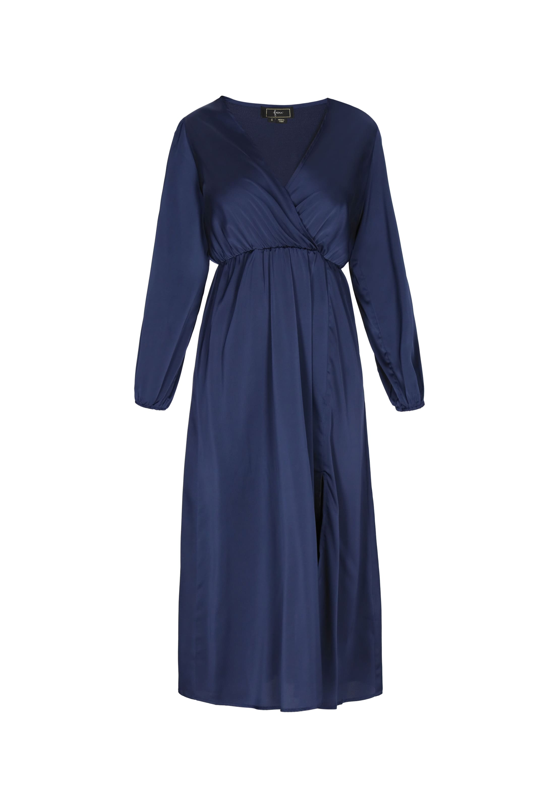 faina - Vestido en azul: frente