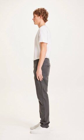 KnowledgeCotton Apparel Regular Chino trousers 'CHUCK' in Brown