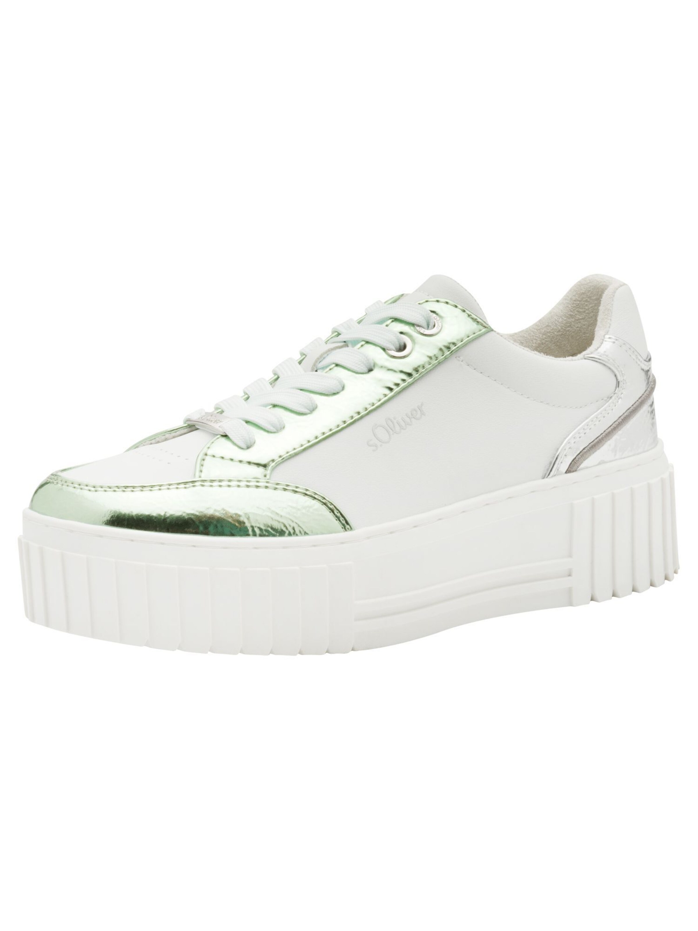 Sneaker bassa di s.Oliver in bianco: frontale