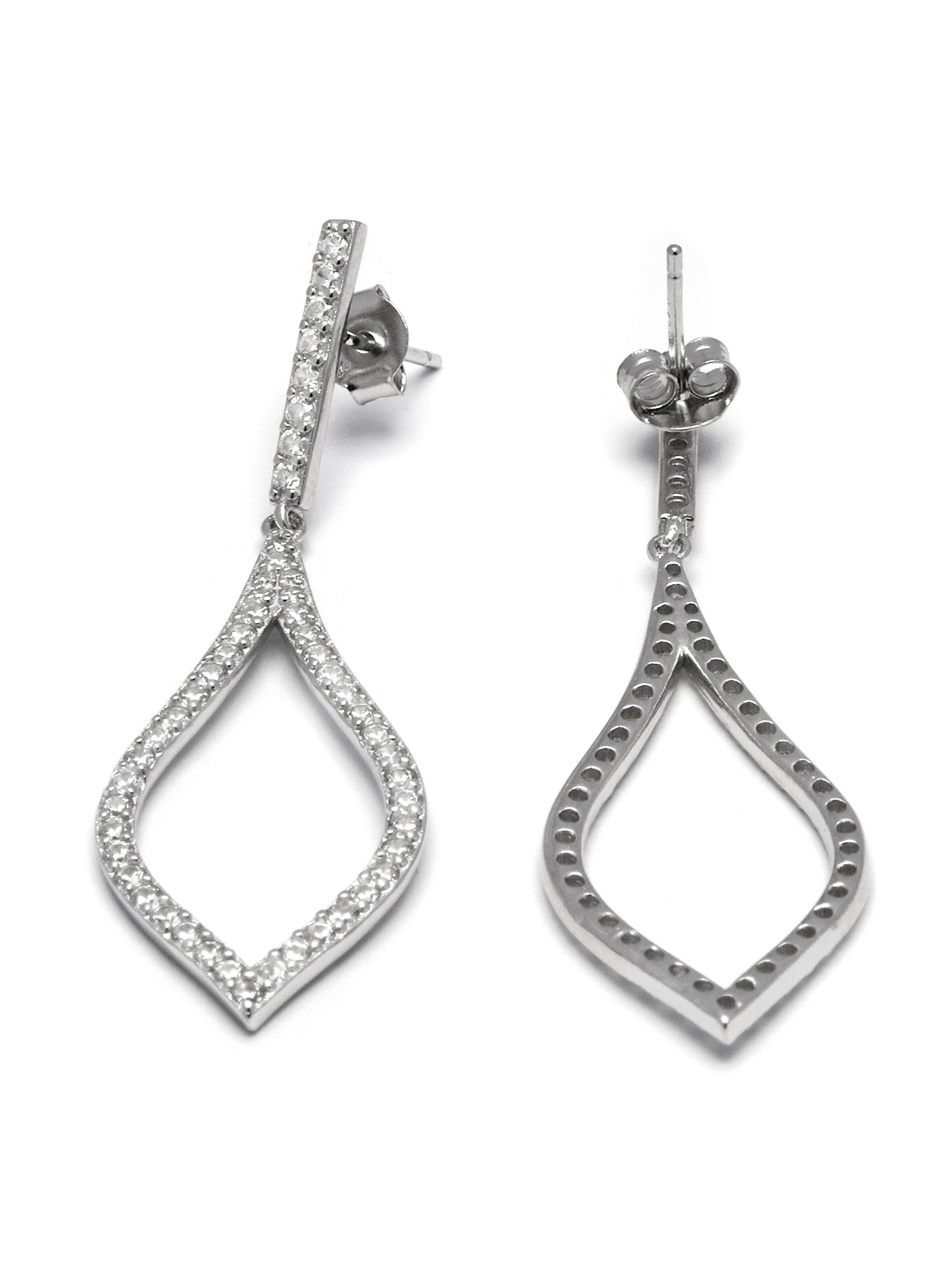Luxenter Earrings 'Materish' in Silver