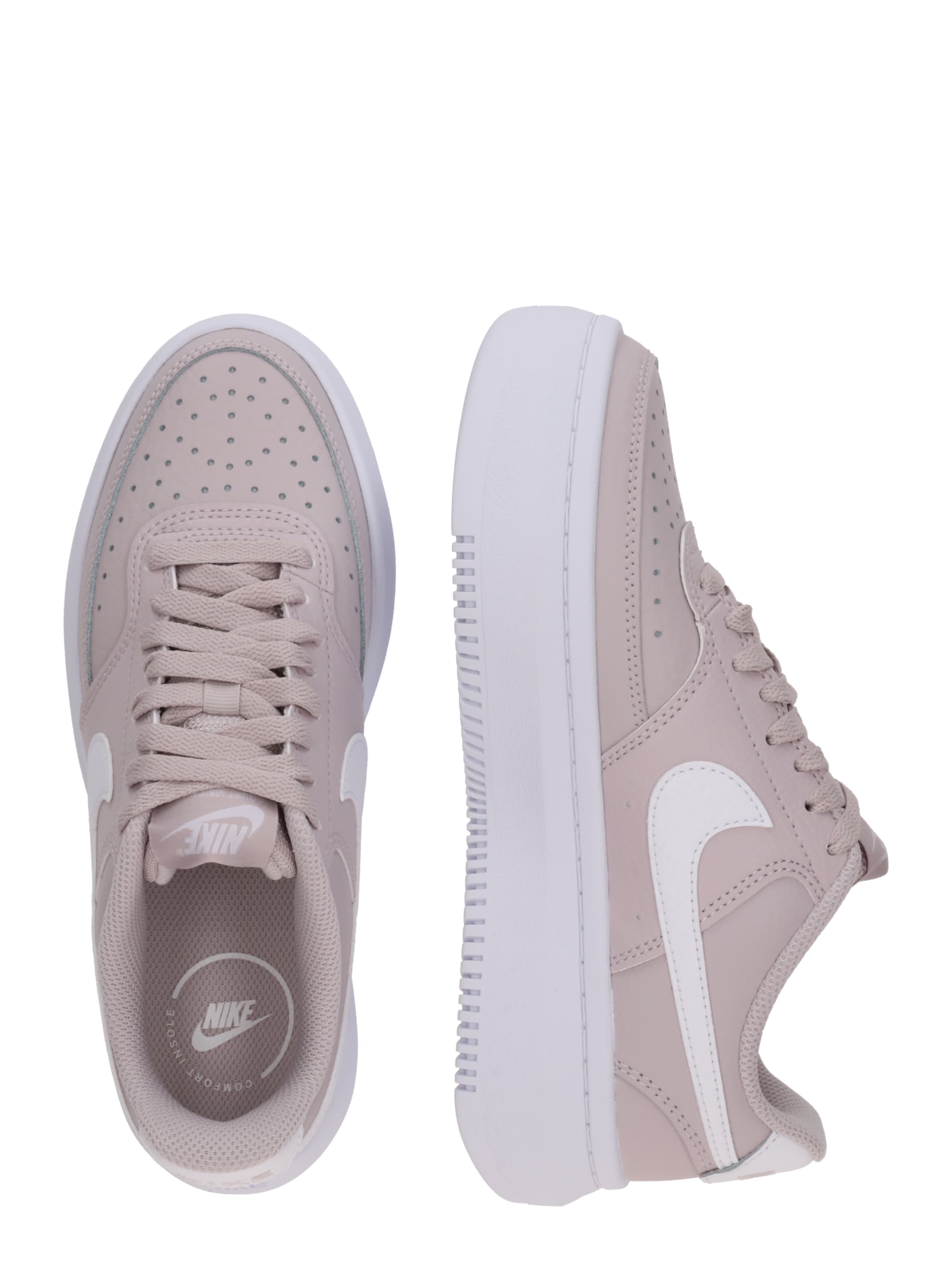 purpurinė Nike Sportswear Sportbačiai be auliuko 'COURT VISION': šonas