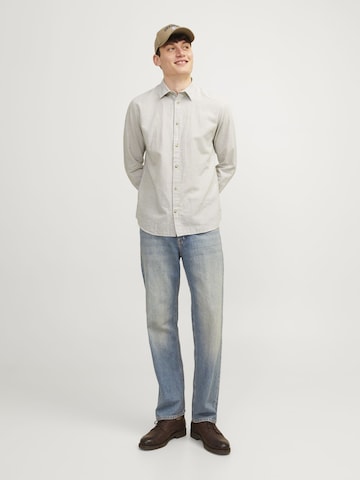pilka JACK & JONES Standartinis modelis Marškiniai 'Summer'