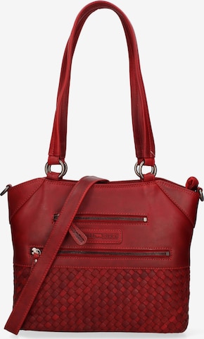 Sac bandoulière HILL BURRY en rouge : devant