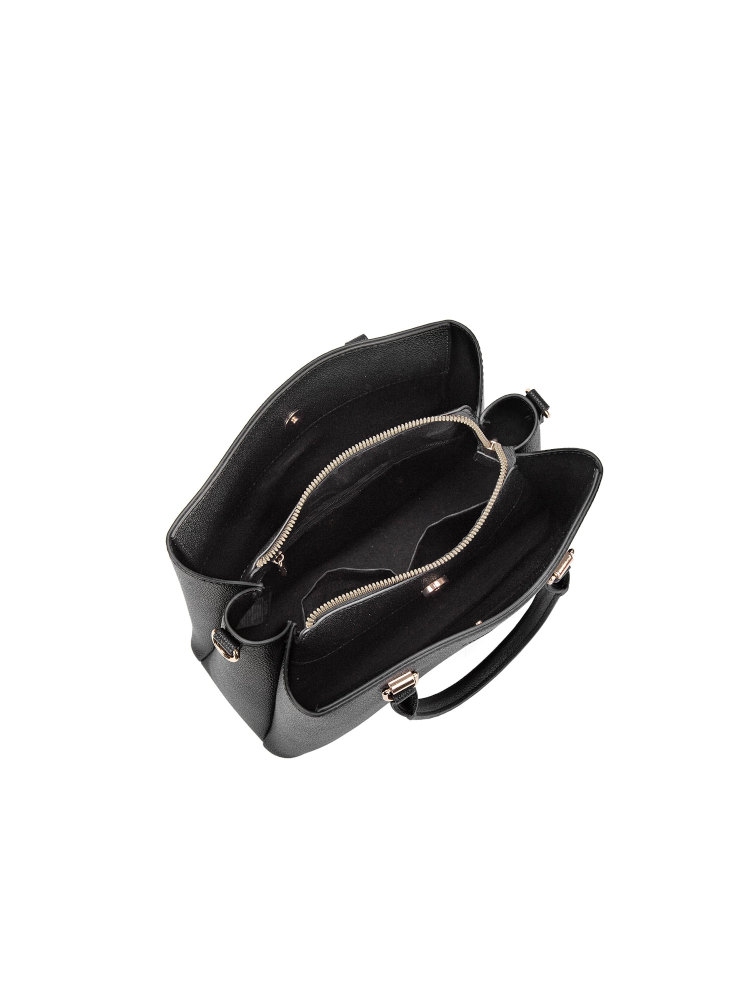 Borsa a mano 'Borsa a Mano Vegan Leather Diana & Co Firenze - Zip e Tracolla Rimovibile' di Diana&Co. in nero