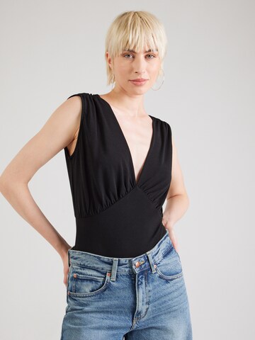 ABOUT YOU Shirt bodysuit 'Emina' in Black: front